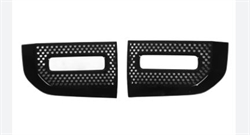 Land Rover Defender kofanger cover til tågelyset til New Defender L663 - Blank sort